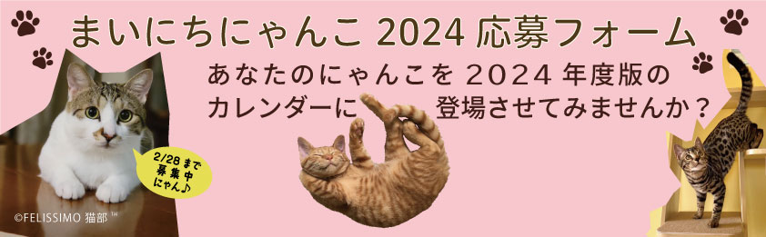 まいにちにゃんこ24 応募フォーム フェリシモ